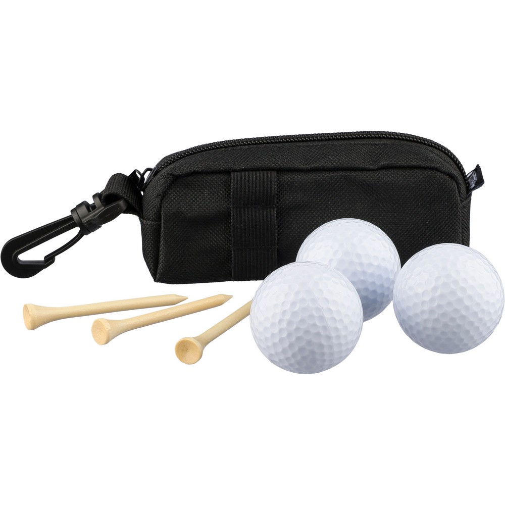 Golfball-Set in Schwarz, Ansicht 3
