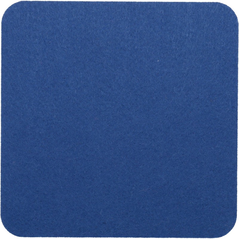 Filzuntersetzer eckig 20 × 20 cm in Blau