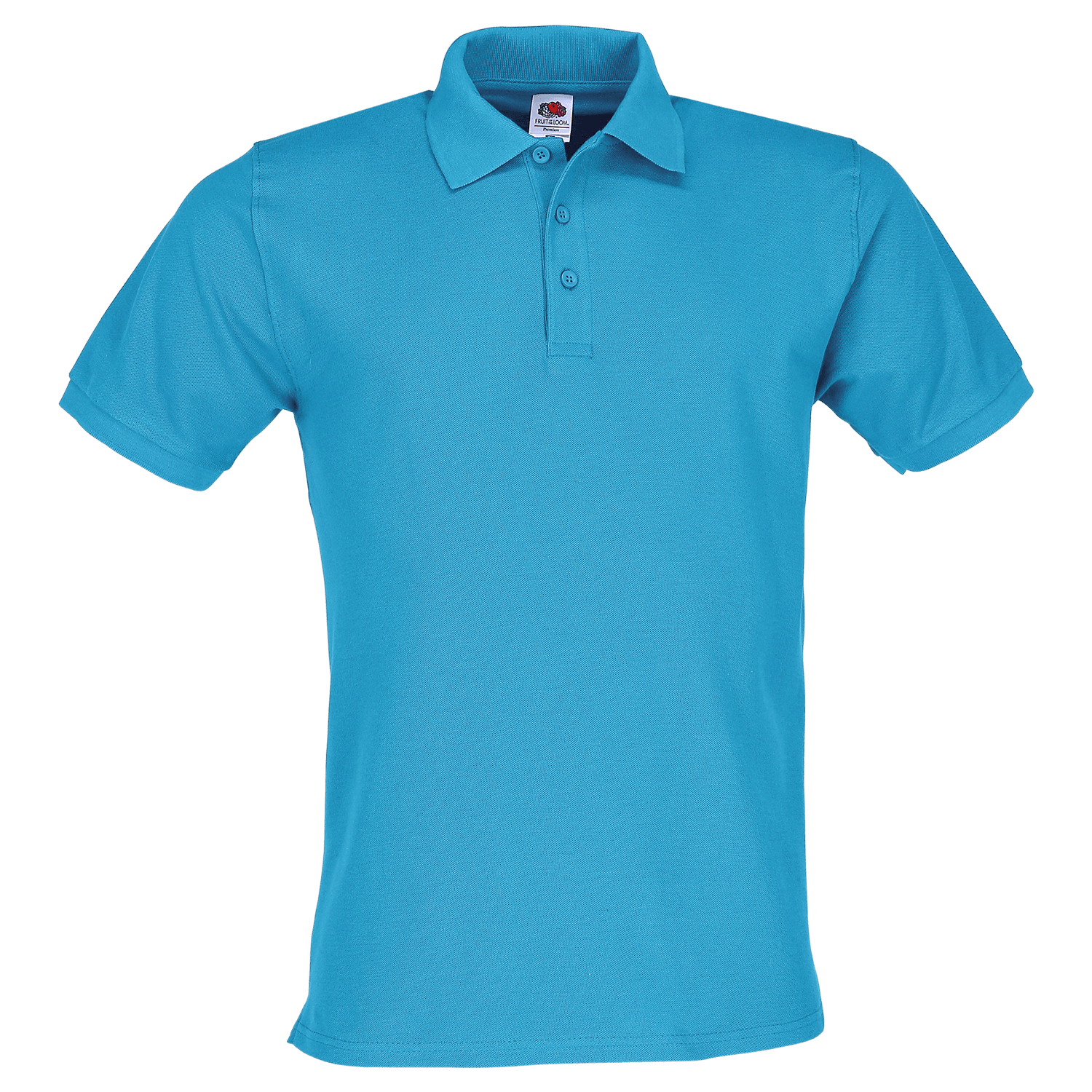 Fruit of the Loom Premium Polo in Azurblau