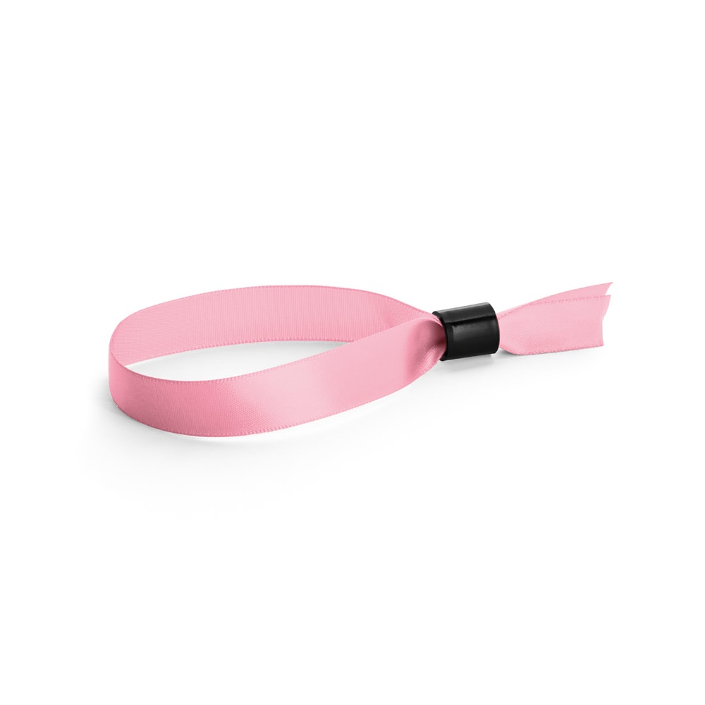 Veranstaltungsarmband aus Satin | Seccur – Hellrosa