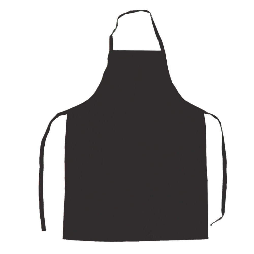 Küchen-Schürze aus Baumwolle in Schwarz, Ansicht 2