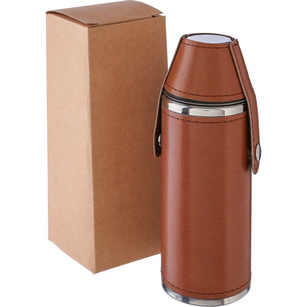 Flachmann 230 ml in Braun, Ansicht 8