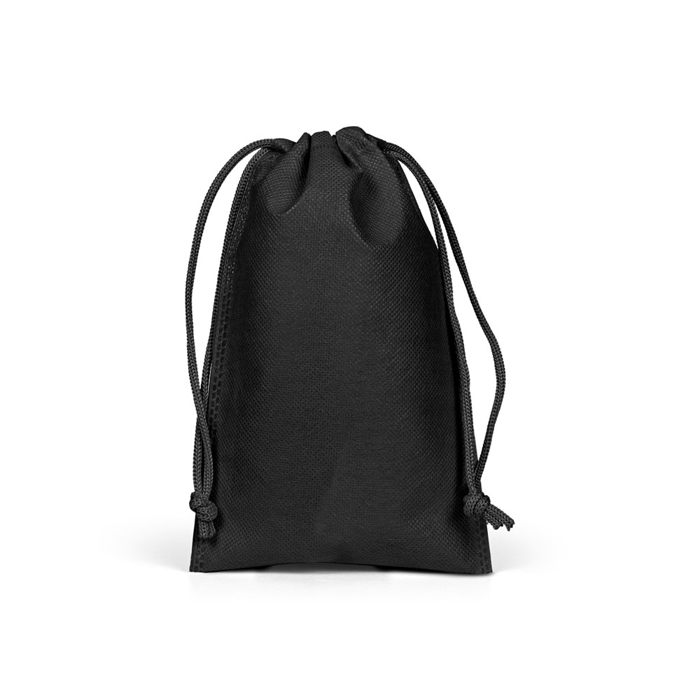 Kleiner Geschenkbeutel aus Vliesstoff (60 g/m²) | Gift Bag S – Schwarz