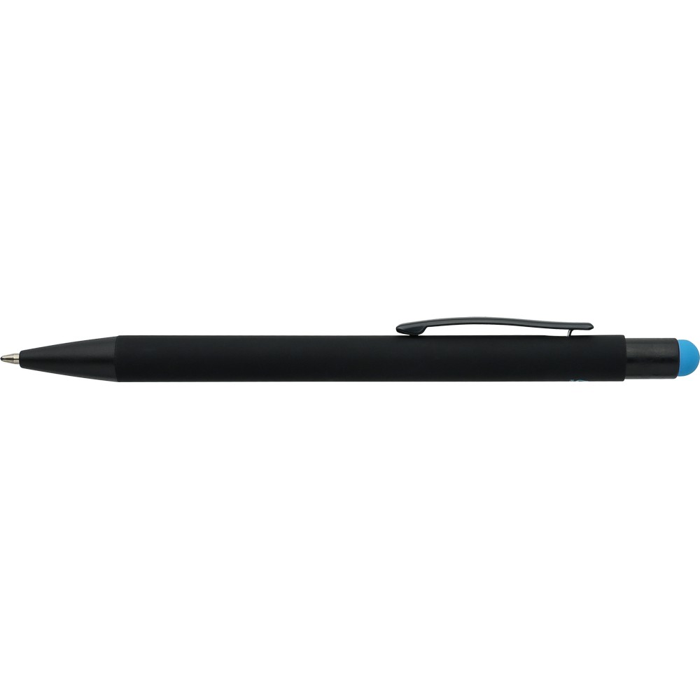 Kugelschreiber mit Stylus-Spitze in 10 Farben – VB286 in himmelblau, Ansicht 3