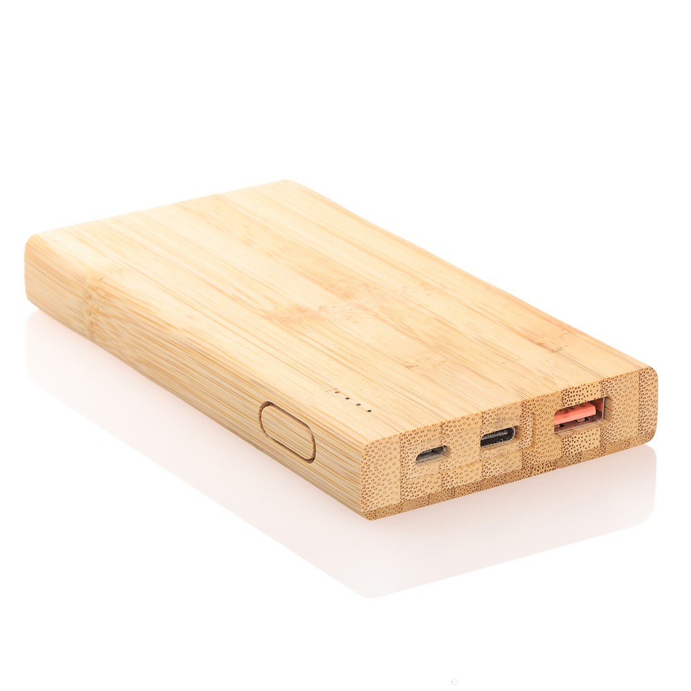B'RIGHT Bambus-Powerbank 8000 mAh | Caroline in Holz