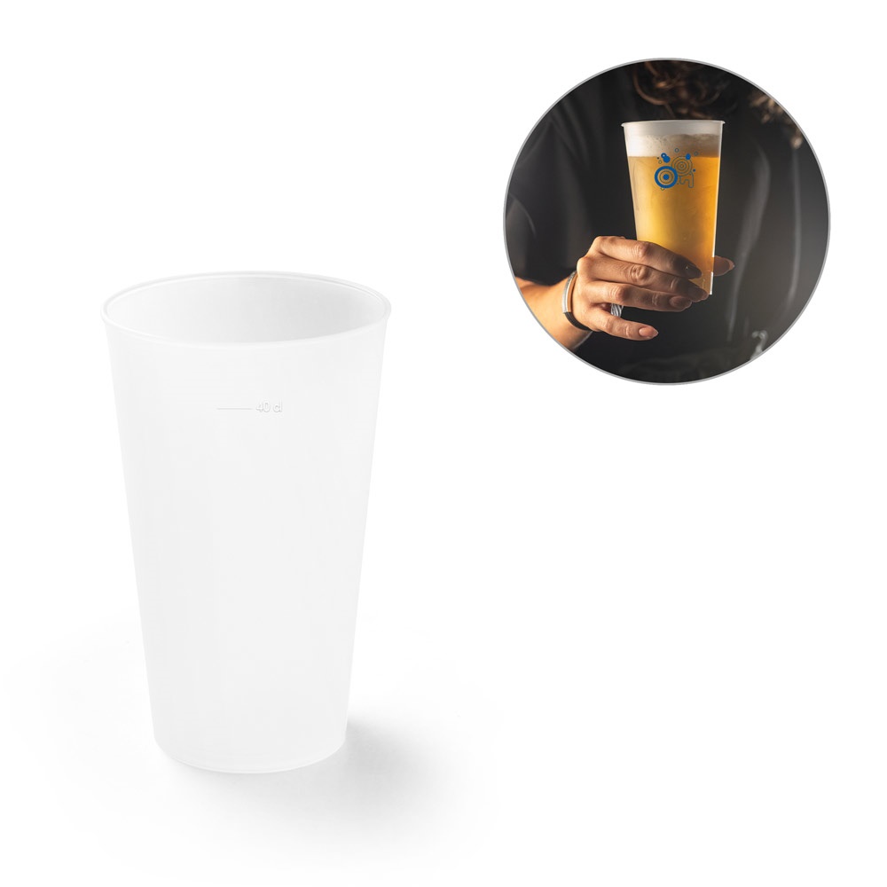 PP-Festivalbecher 500 ml | Kane – Transparent, Ansicht 2
