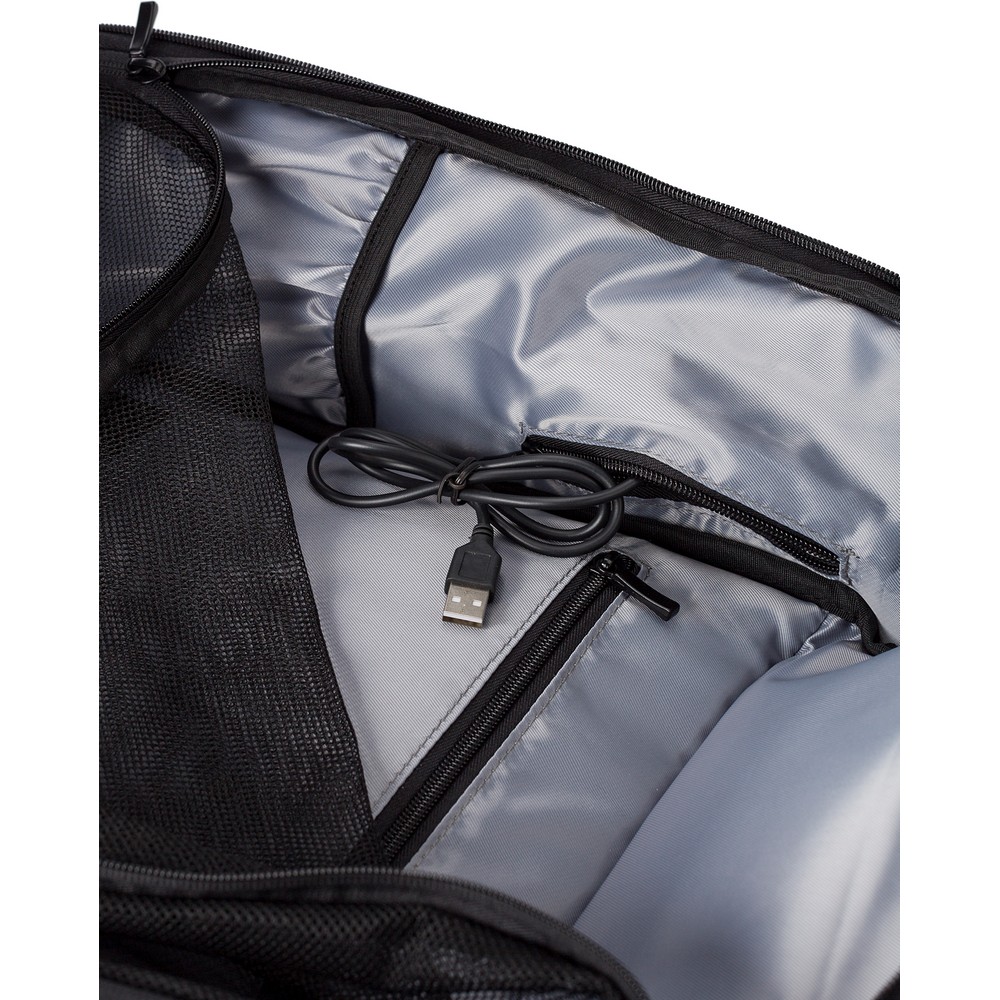 Laptop-Rucksack 15" in Schwarz, Ansicht 7