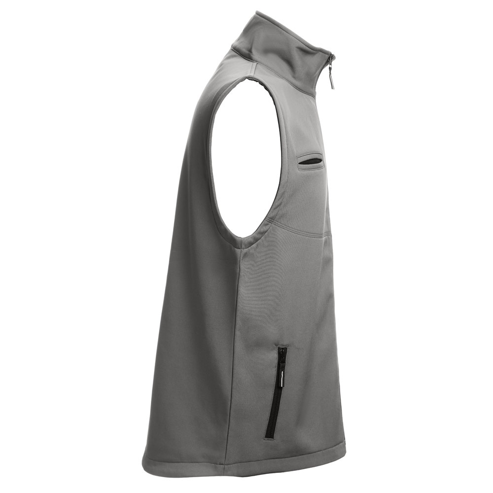 Unisex Softshell-Weste | THC Baku – Grau, Ansicht 4