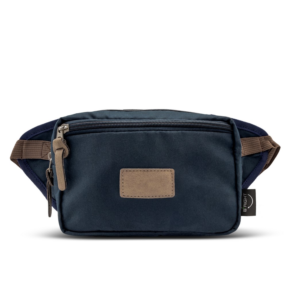 B'RIGHT Gürteltasche aus RPET | Roudeline in Dunkelblau, Ansicht 4