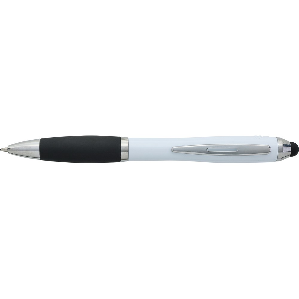 Kugelschreiber mit Stylus-Spitze in 6 Farben – VB283 in Weiß, freigestellt