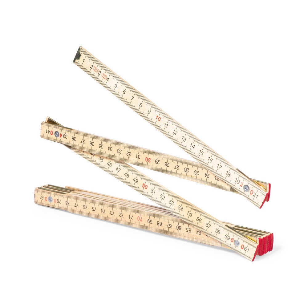 Faltbarer Meter 2m aus Holz in Holz, Ansicht 3
