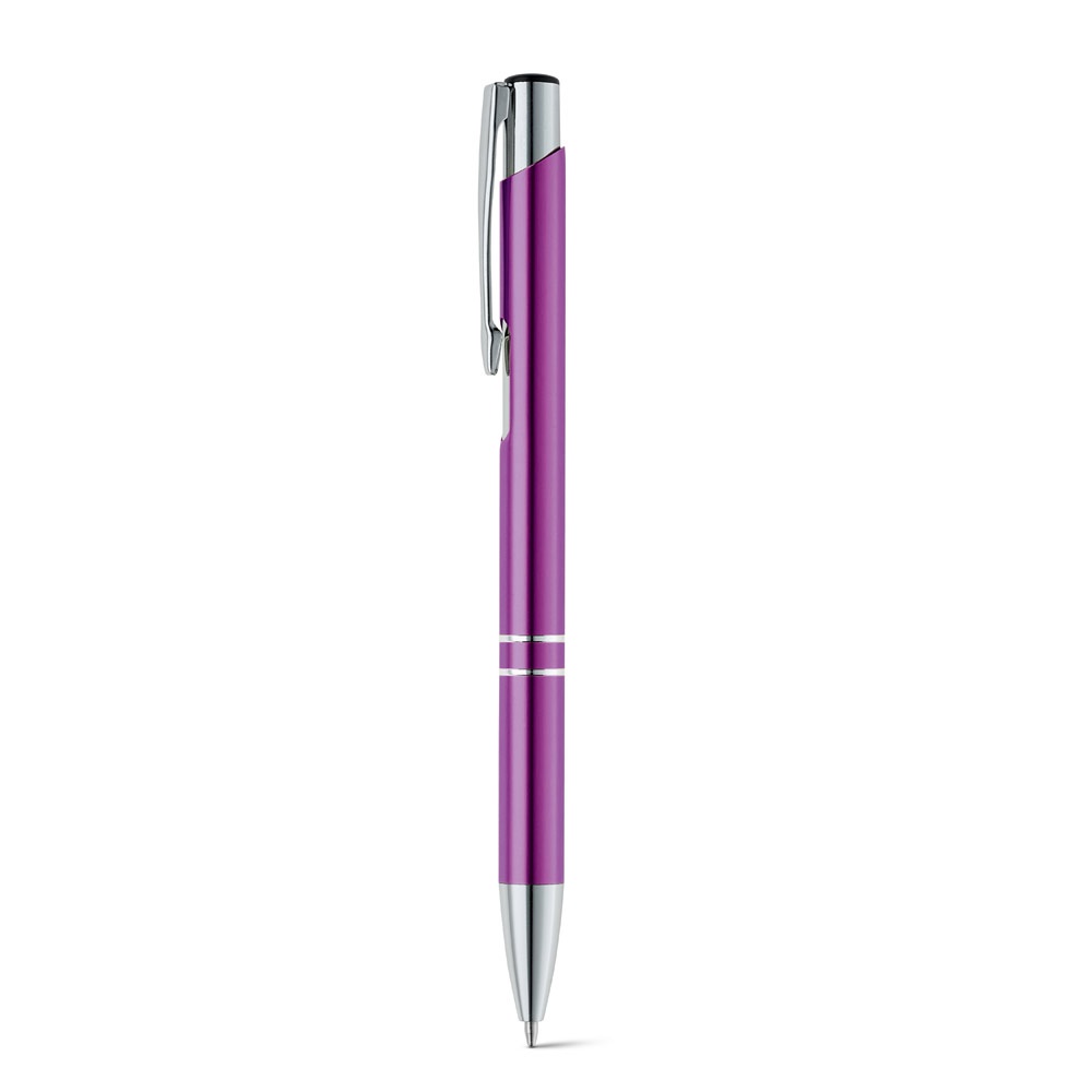 Aluminium-Kugelschreiber mit Clip | Beta – Violett
