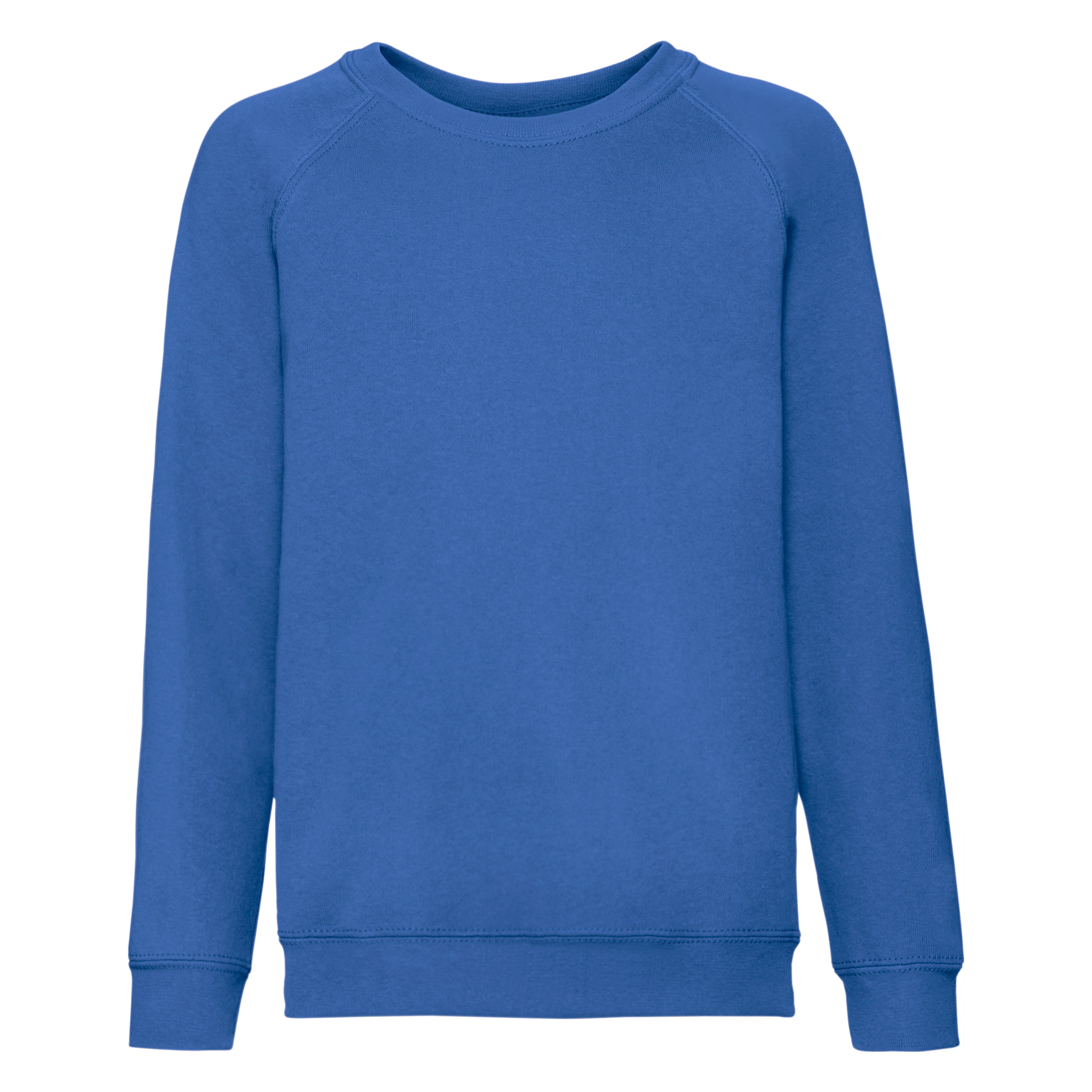 Fruit of the Loom Kinder Classic Raglan Sweat in Royal