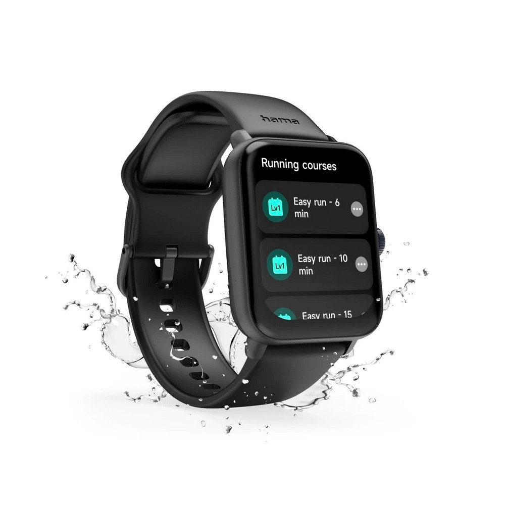 Fitness-Tracker, Smartwatch Hama 6010 GPS in Schwarz, Ansicht 5