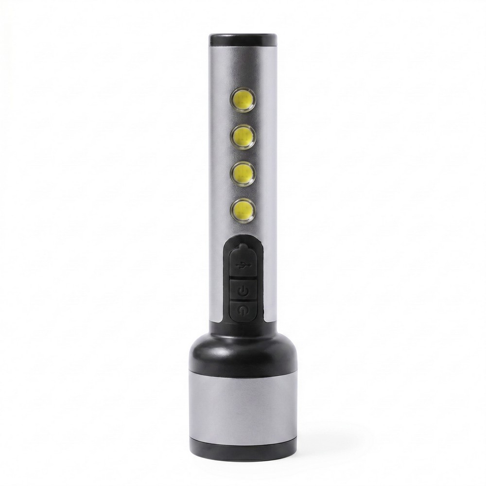 COB-Taschenlampe in Schwarz, Ansicht 5