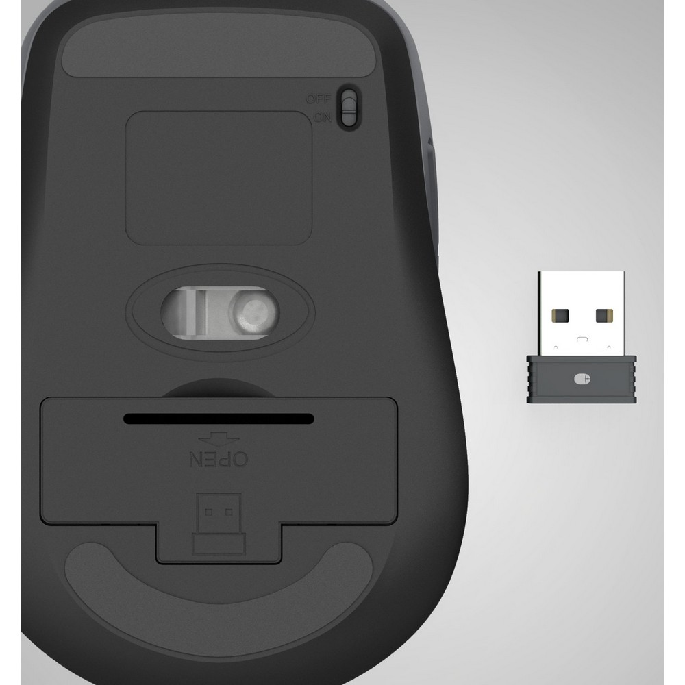 Kabellose Computermaus Hama WM-450 in Schwarz, Ansicht 6