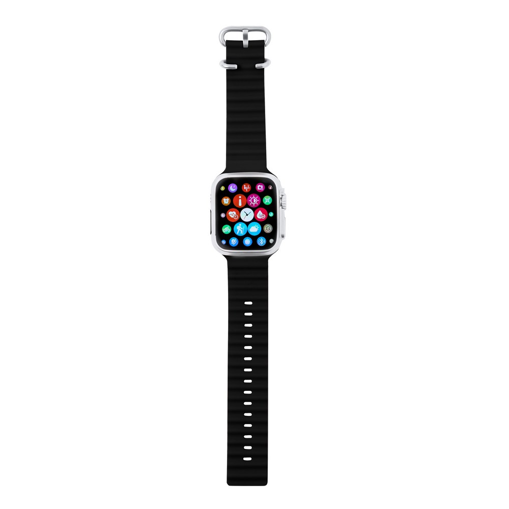 Aktivitätsmonitor, kabellose Multifunktionsuhr in Schwarz, Ansicht 14