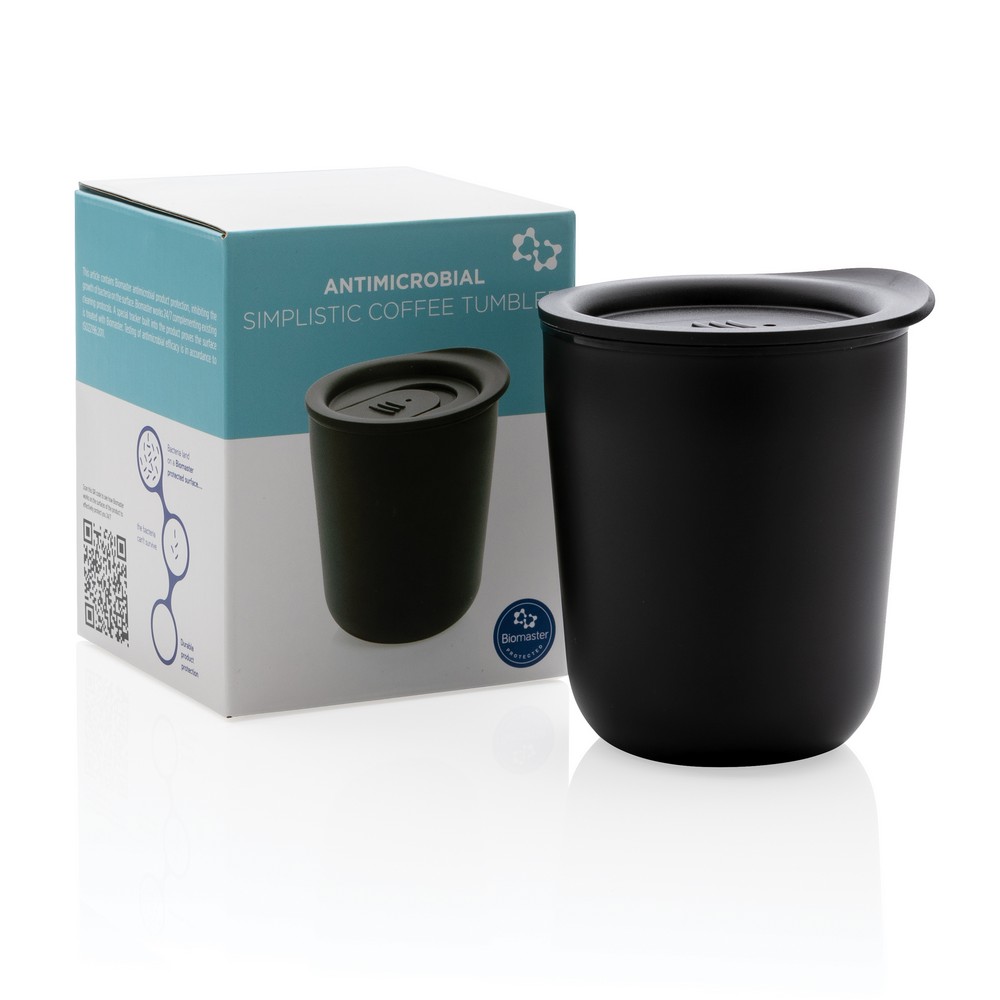 Antibakterieller Thermobecher 250 ml in Schwarz, Ansicht 9