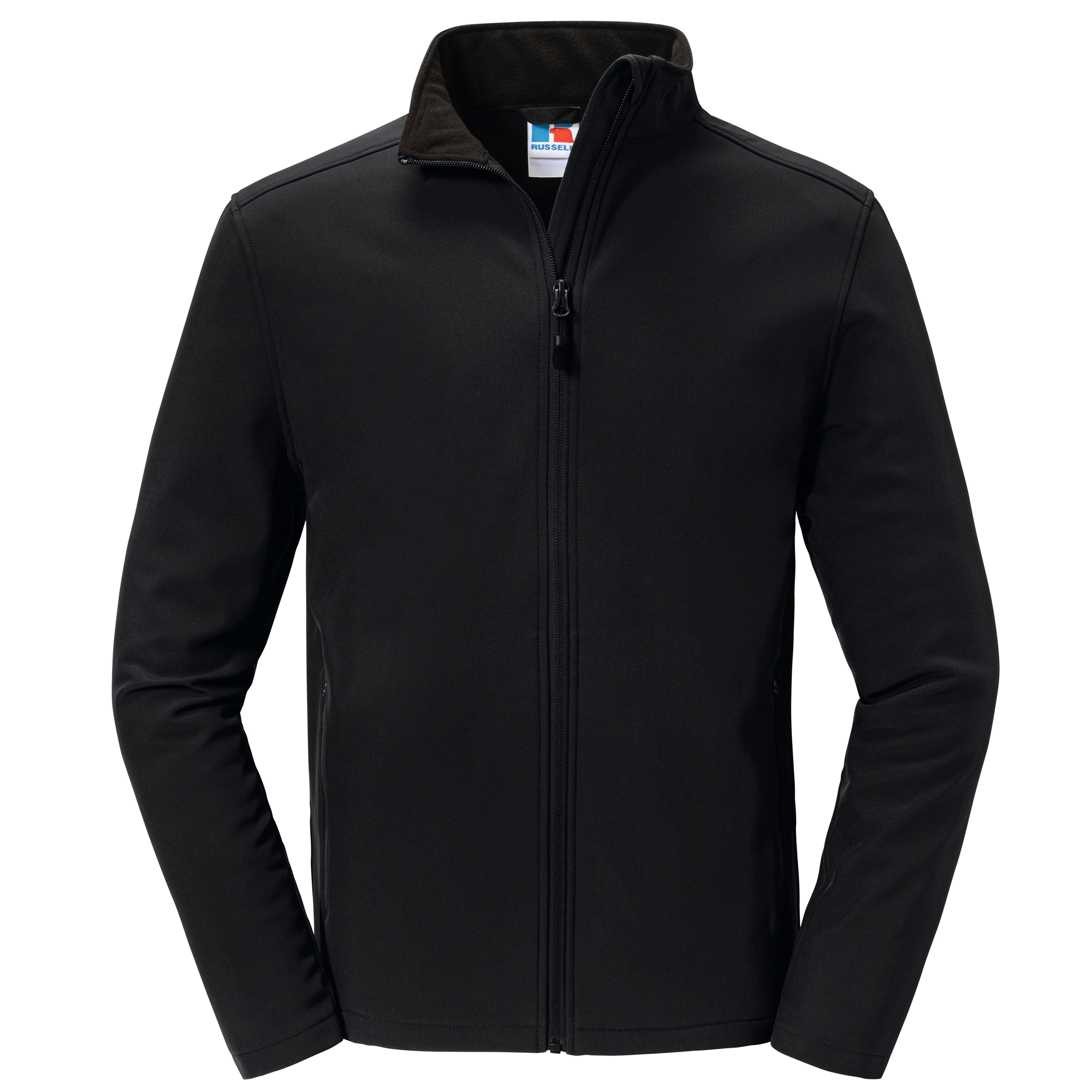 Russell Essential Softshell Jacke in Schwarz