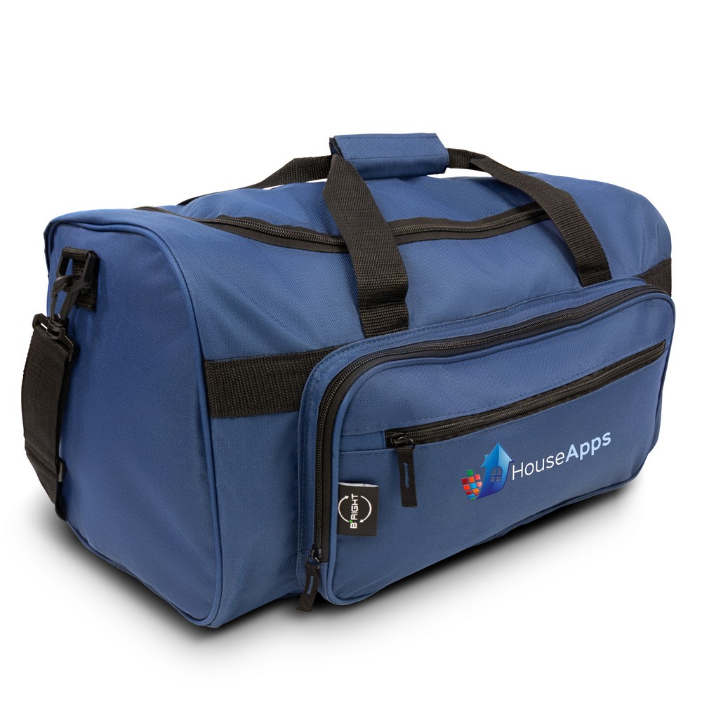 B'RIGHT Sporttasche, Reisetasche, aus RPET | Joyce in Dunkelblau, Ansicht 7