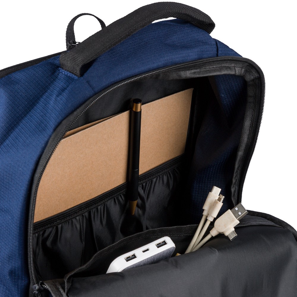 Laptop-Rucksack 15" in Blau, Ansicht 15