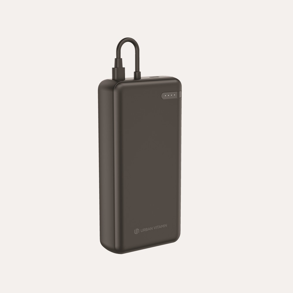 Urban Vitamin Menlo Park RCS rPlastik 20000 20W PD Powerbank in Schwarz, Ansicht 8