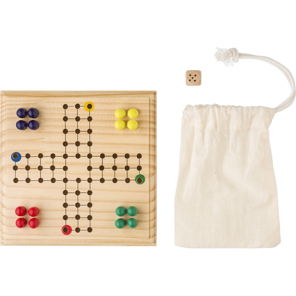 Brettspiel aus Holz "Chinaman" in Braun, Ansicht 2