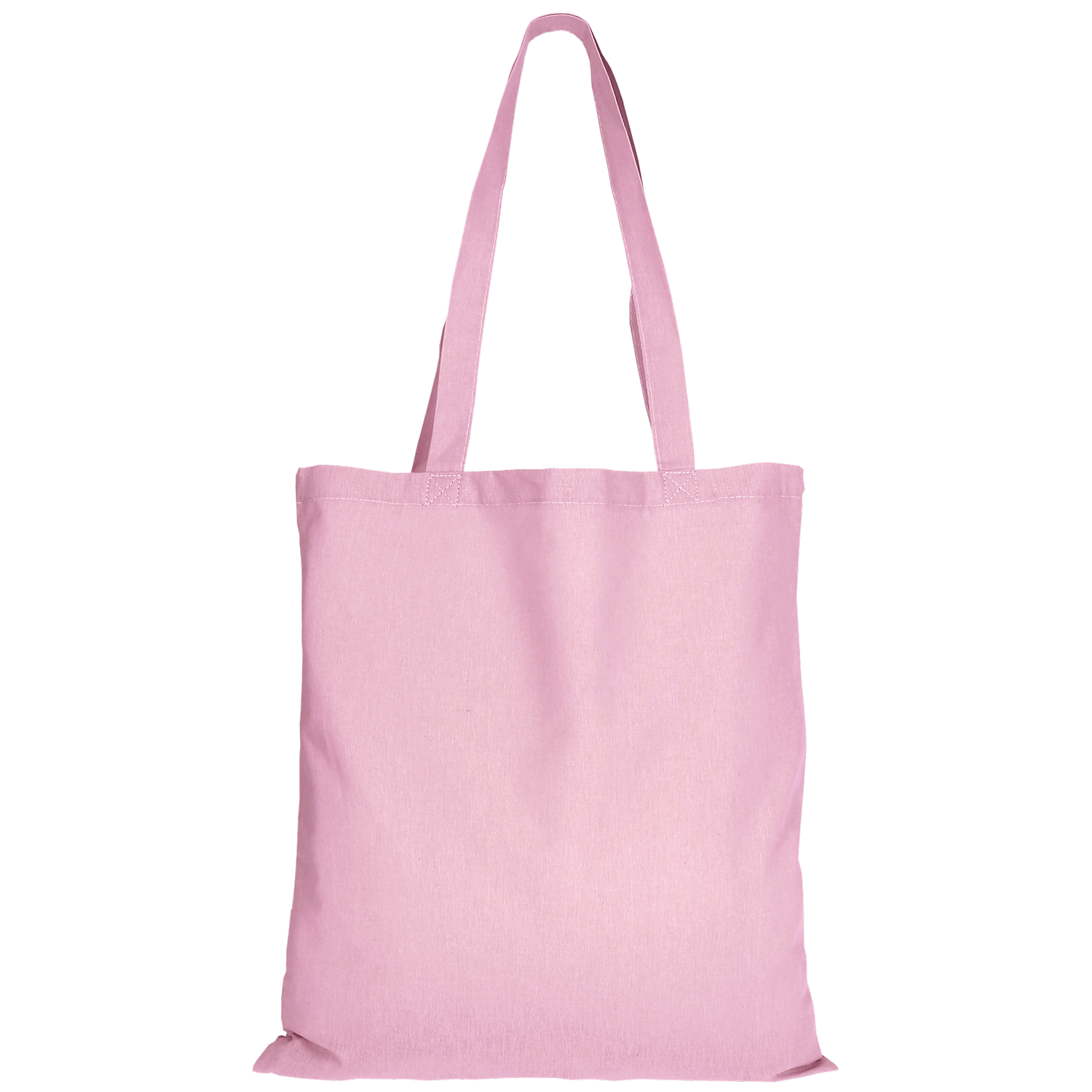 Baumwolltasche CLASSIC mit zwei langen Henkeln in Rosa