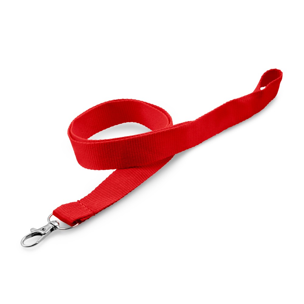 Lanyard mit Karabinerhaken | Hulda in Rot