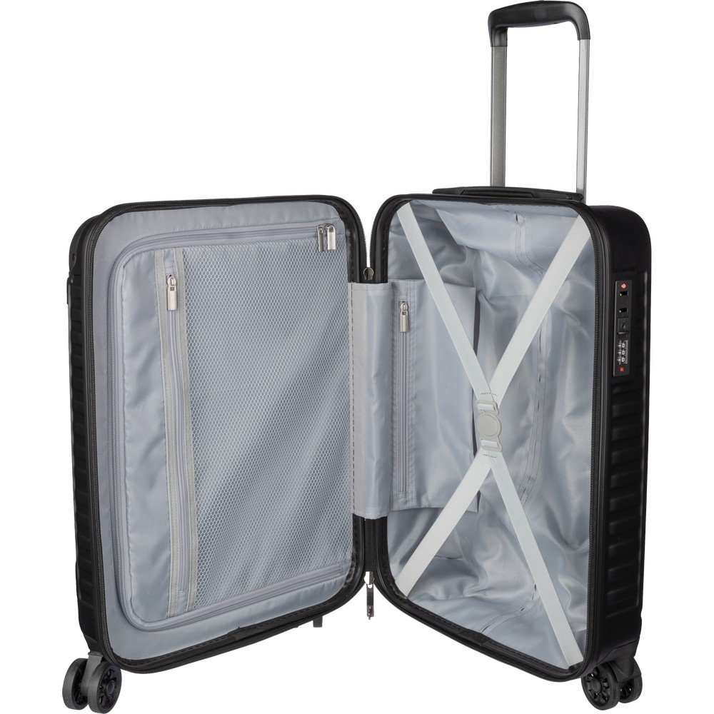 Reisekoffer, Trolley-Tasche in Schwarz, Ansicht 6
