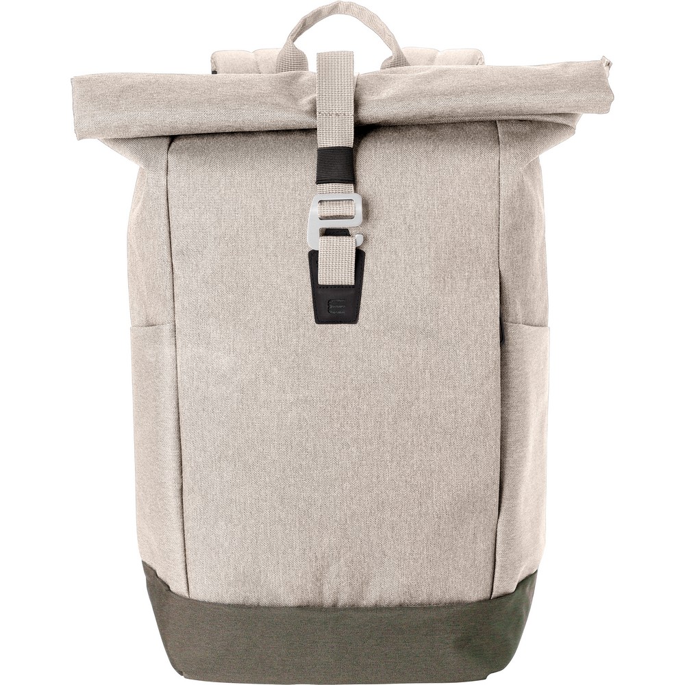 Aufrollbarer Rucksack in Beige, Ansicht 3