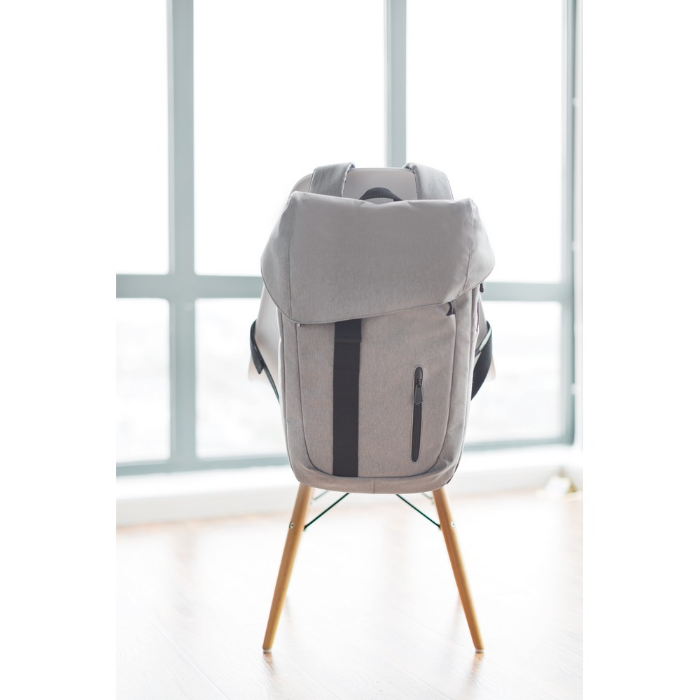 Osaka-Rucksack in Grau, Ansicht 17