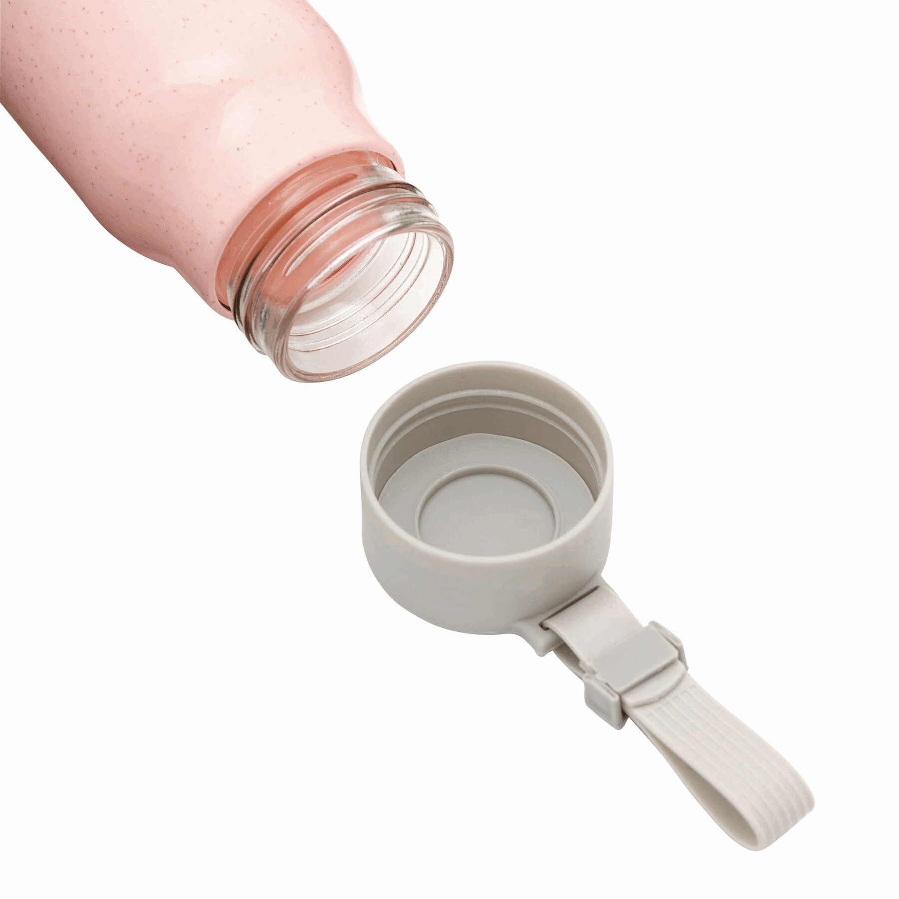 Glas-Trinkflasche mit Ummantelung | Mecozi Drink
