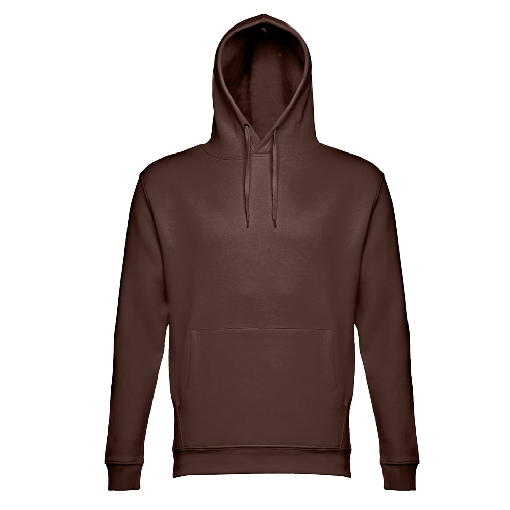 Sweatshirt (unisex) mit Kapuze aus Baumwolle und Polyester | THC Phoenix – Dunkelbraun, Ansicht 4