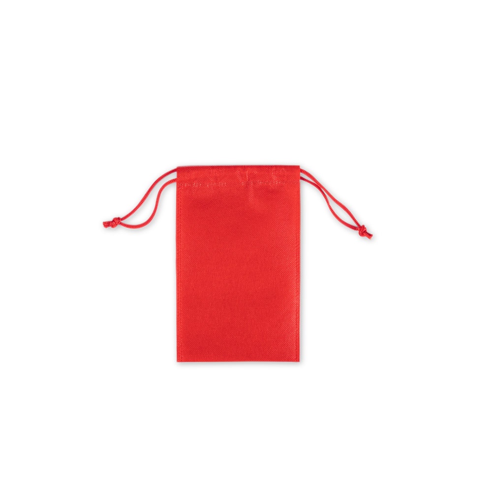 Kleiner Geschenkbeutel aus Vliesstoff (60 g/m²) | Gift Bag S – Rot, Ansicht 2