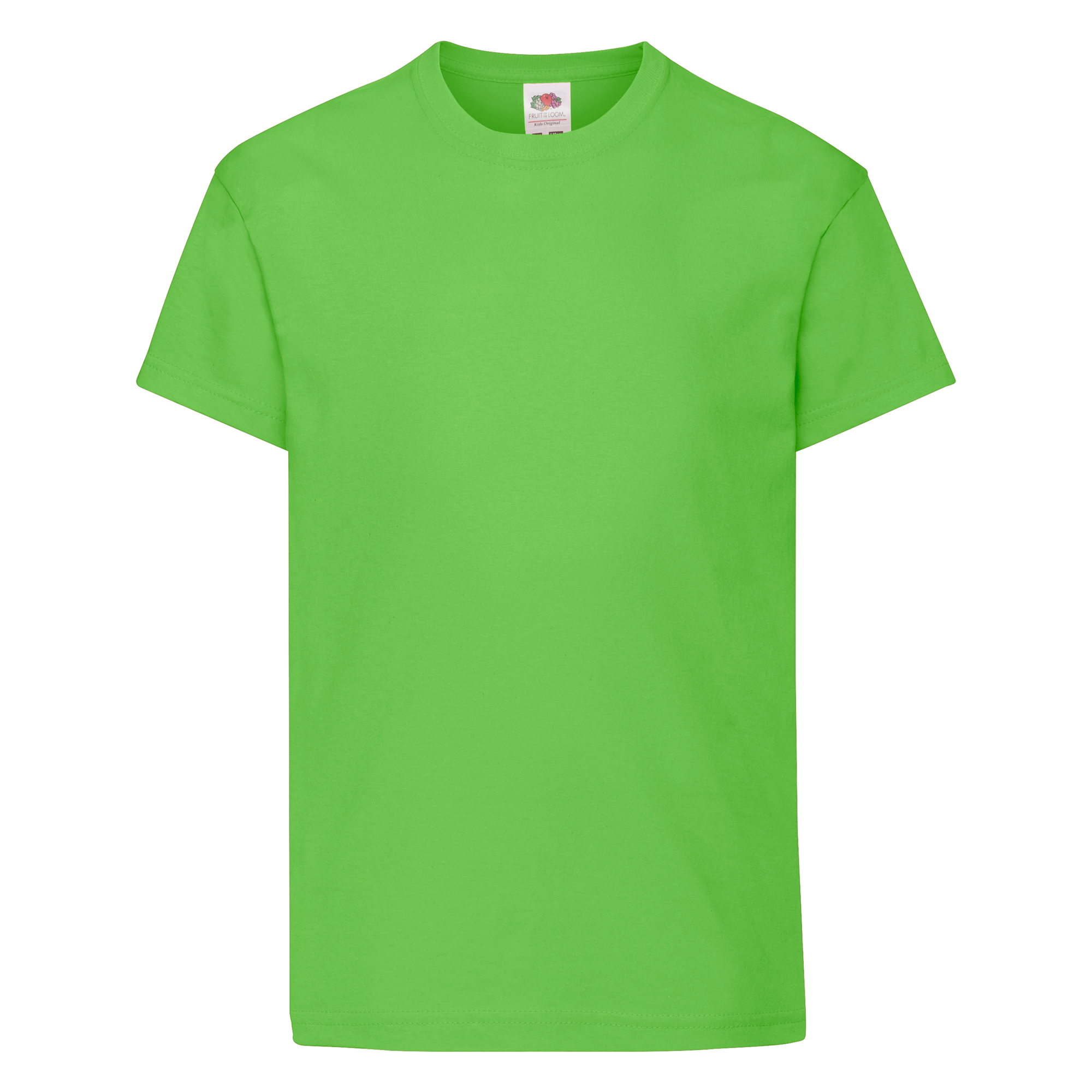 Fruit of the Loom Kinder Original T-Shirt in Limette