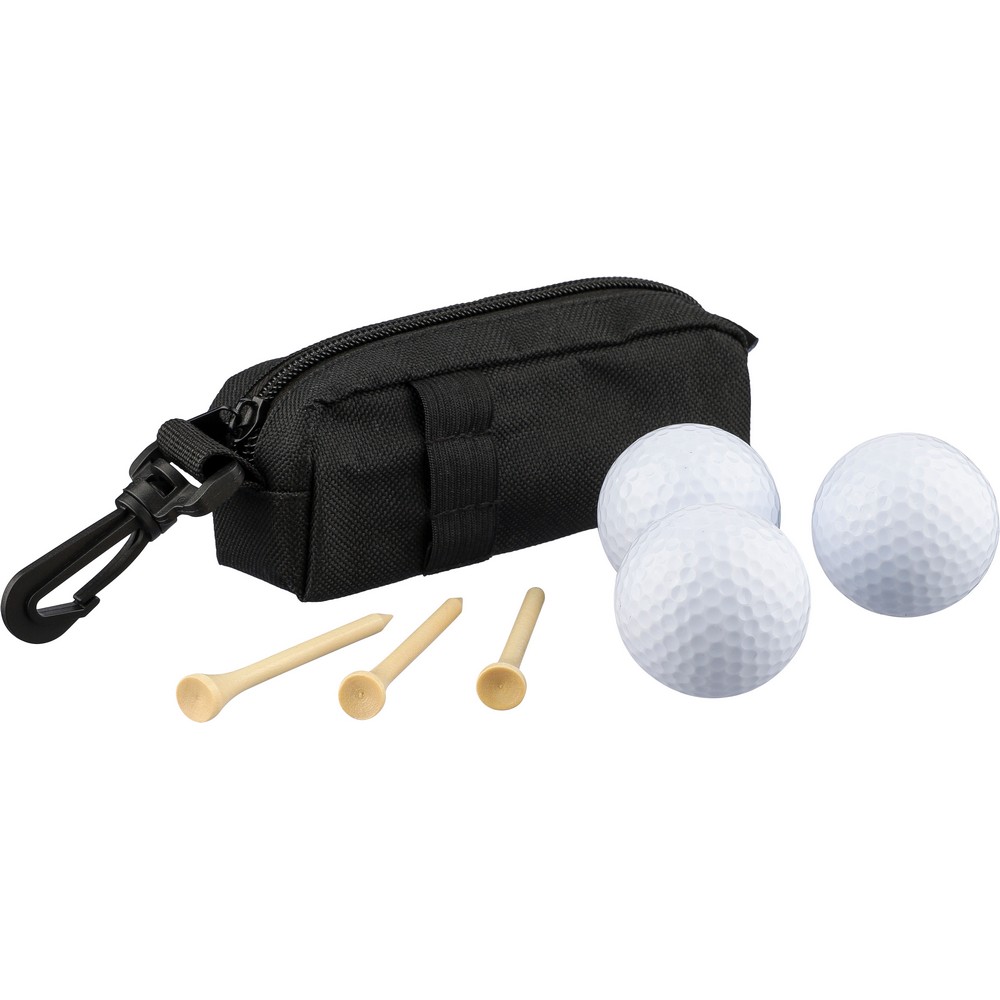 Golfball-Set in Schwarz
