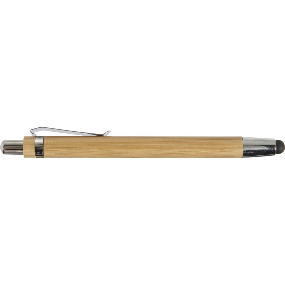 Bambus-Kugelschreiber, Touchscreen-Stift in Braun, Ansicht 7