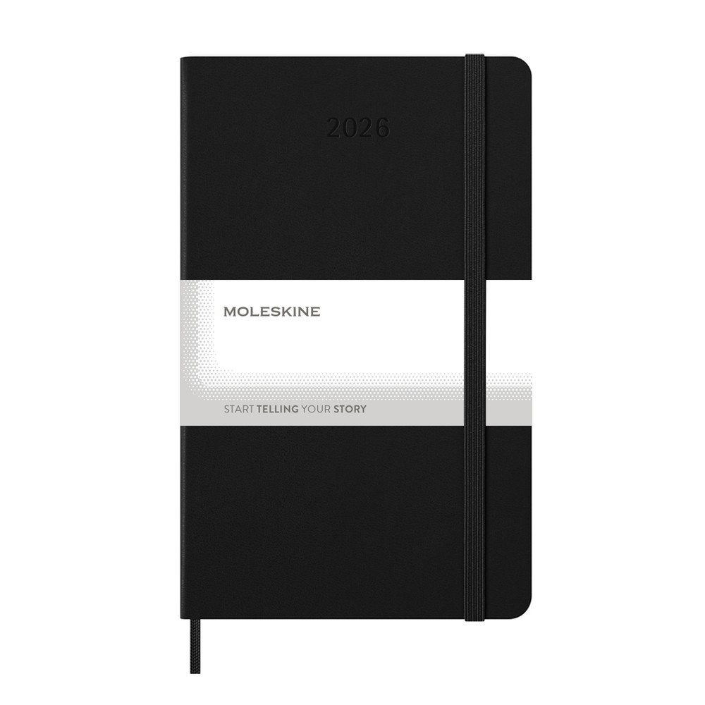 MOLESKINE Wochenkalender mit Notizbuch in Schwarz, Ansicht 2