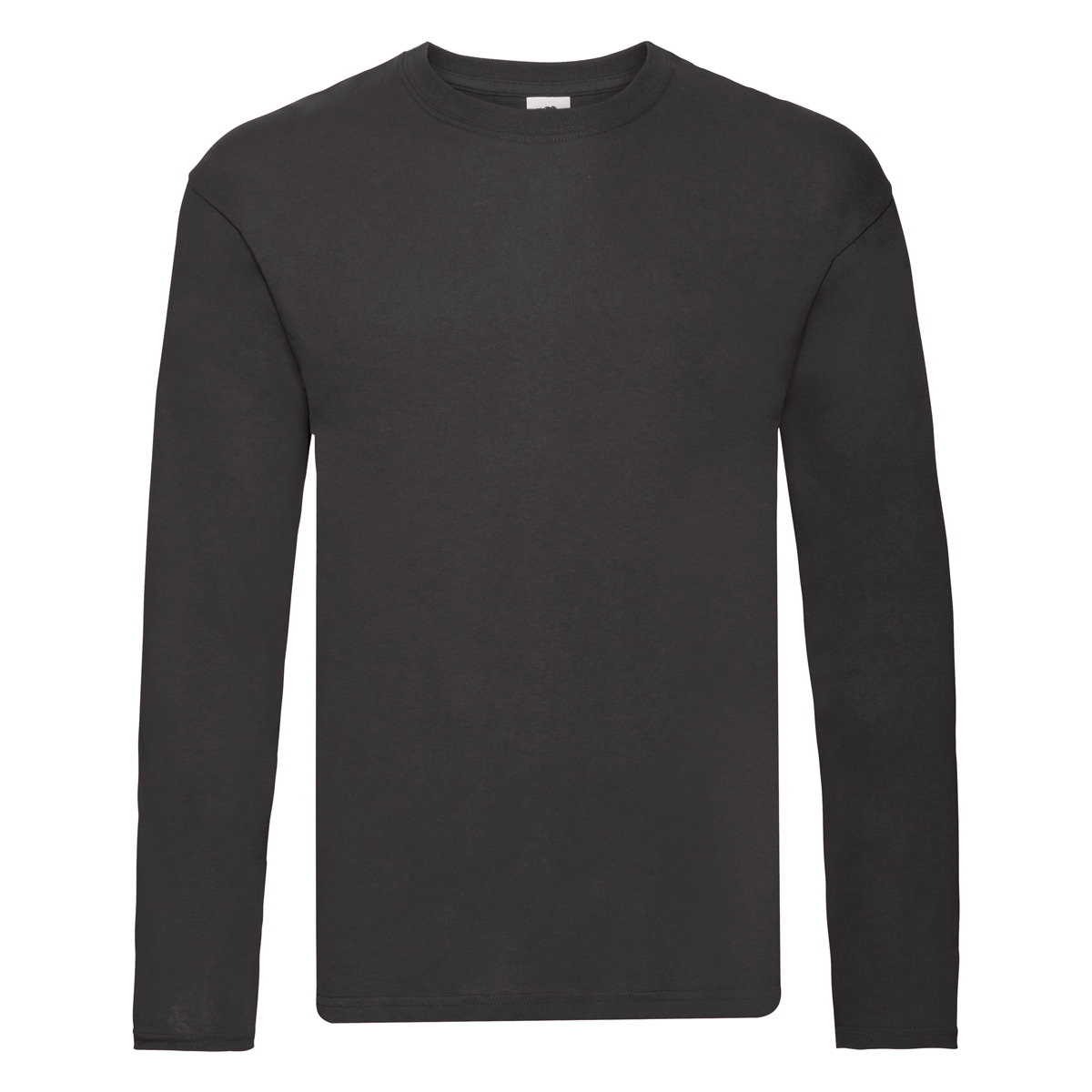 Fruit of the Loom Original Long Sleeve T in Schwarz