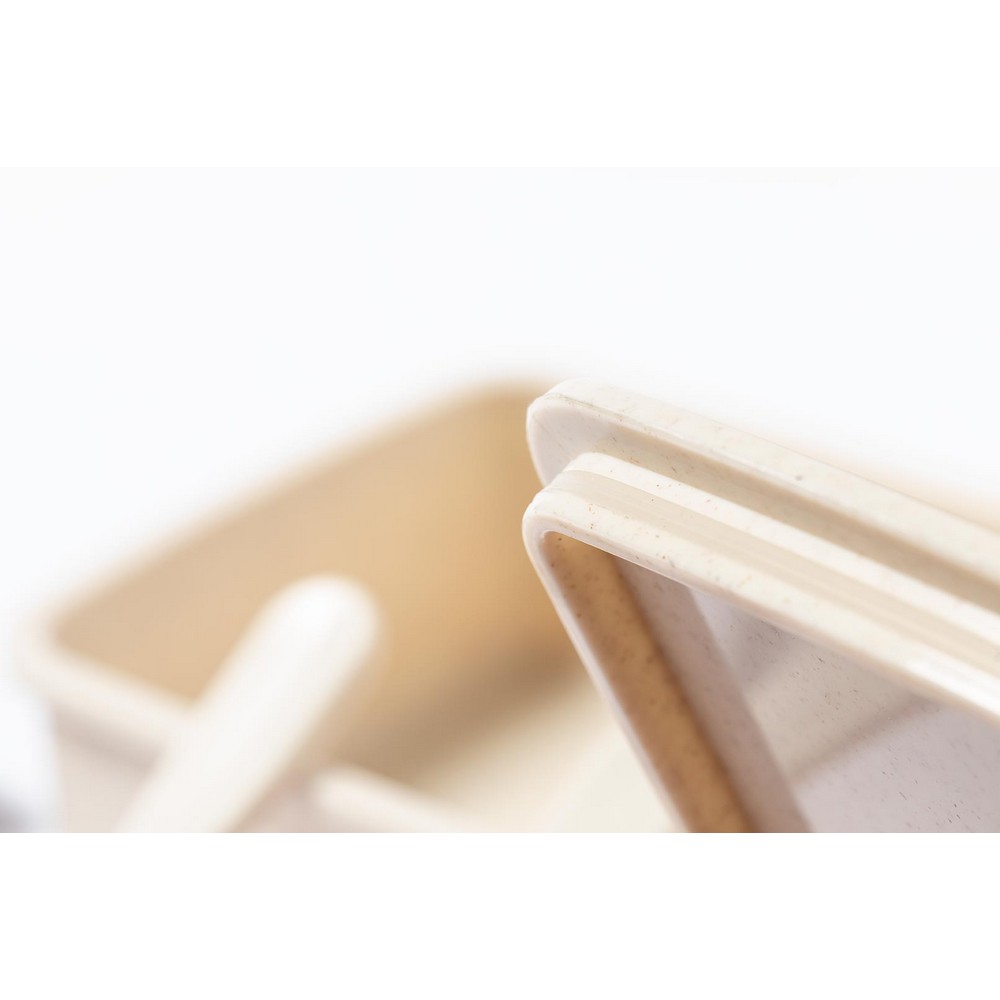 Lunchbox 700 ml, Besteck in Neutral, Ansicht 4