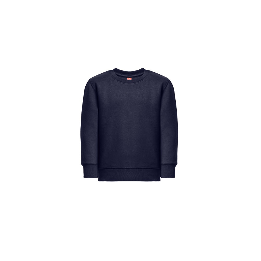 Kindersweatshirt aus recycelter Baumwolle und Polyester | THC Delta Kids – Dunkelblau