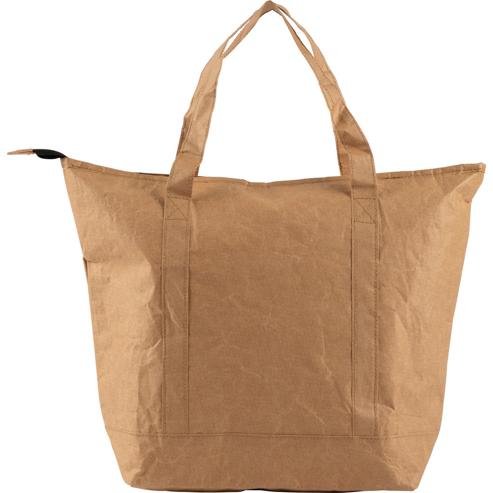 Papier-Kühltasche, laminiert in Braun, Ansicht 5