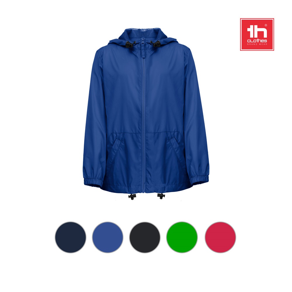 Windjacke (Unisex) | THC Dubliners Kids – Schwarz, Ansicht 6