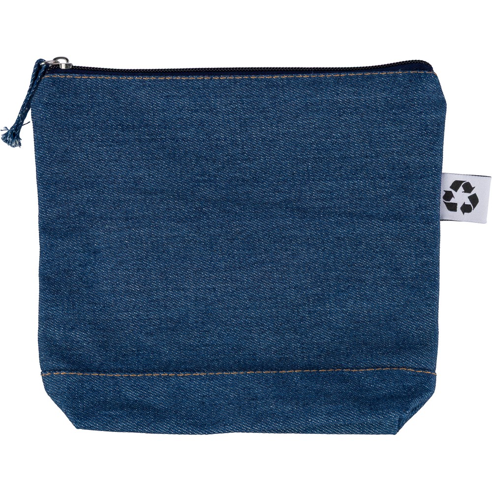 Kosmetiktasche in Blau, Ansicht 5