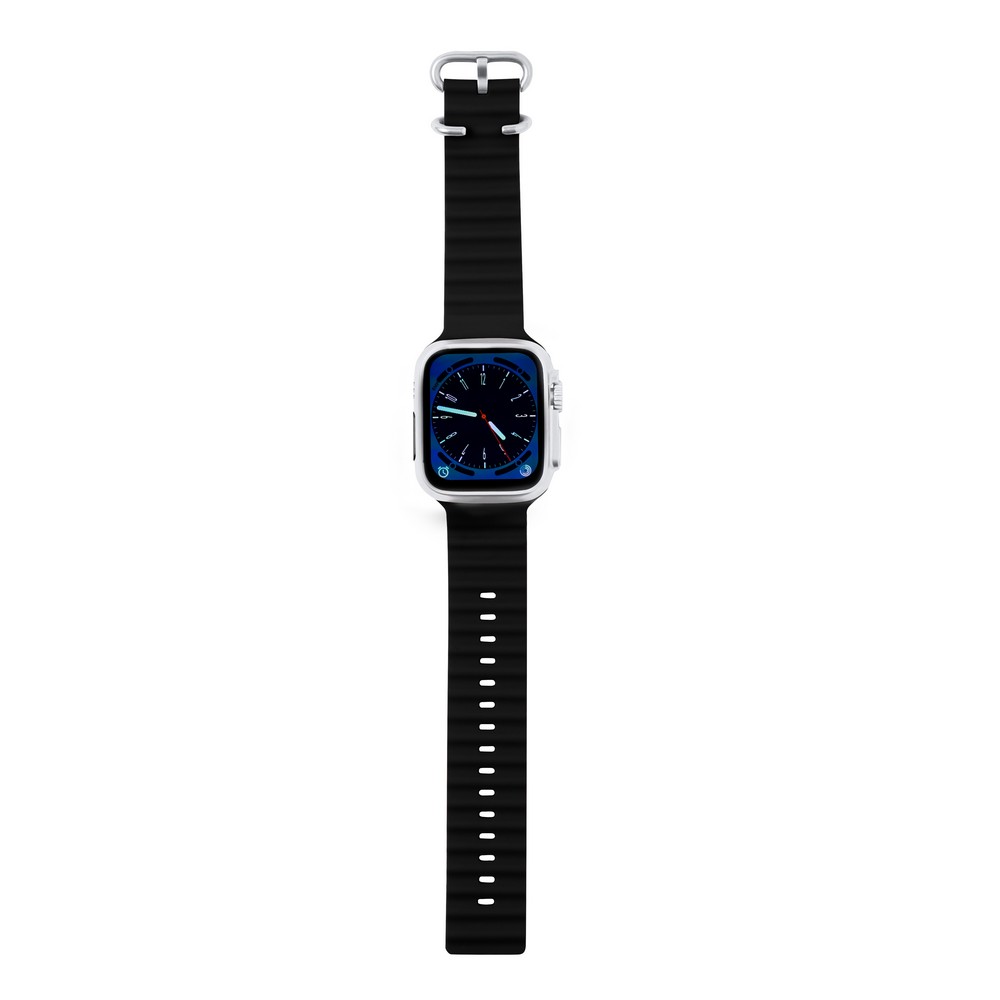 Aktivitätsmonitor, kabellose Multifunktionsuhr in Schwarz, Ansicht 15