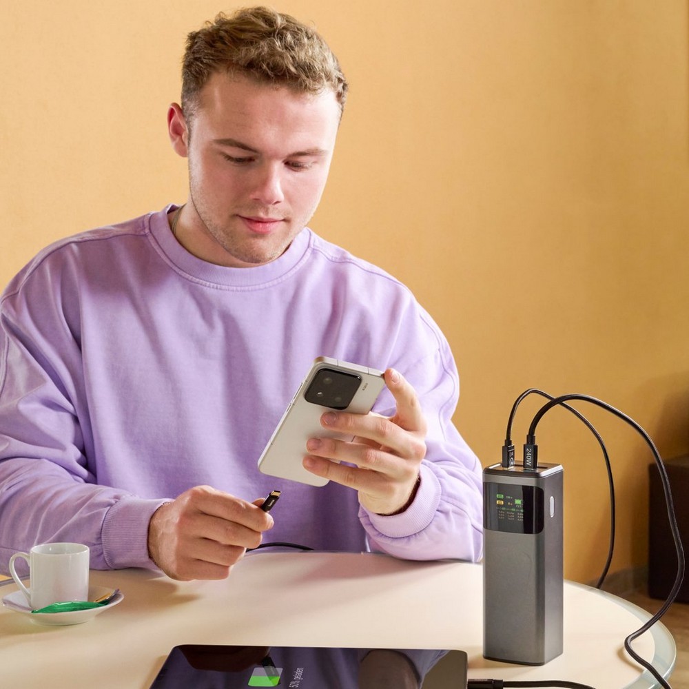 Powerbank 24000 mAh Hama High Power 200 W in Graphit, Ansicht 11