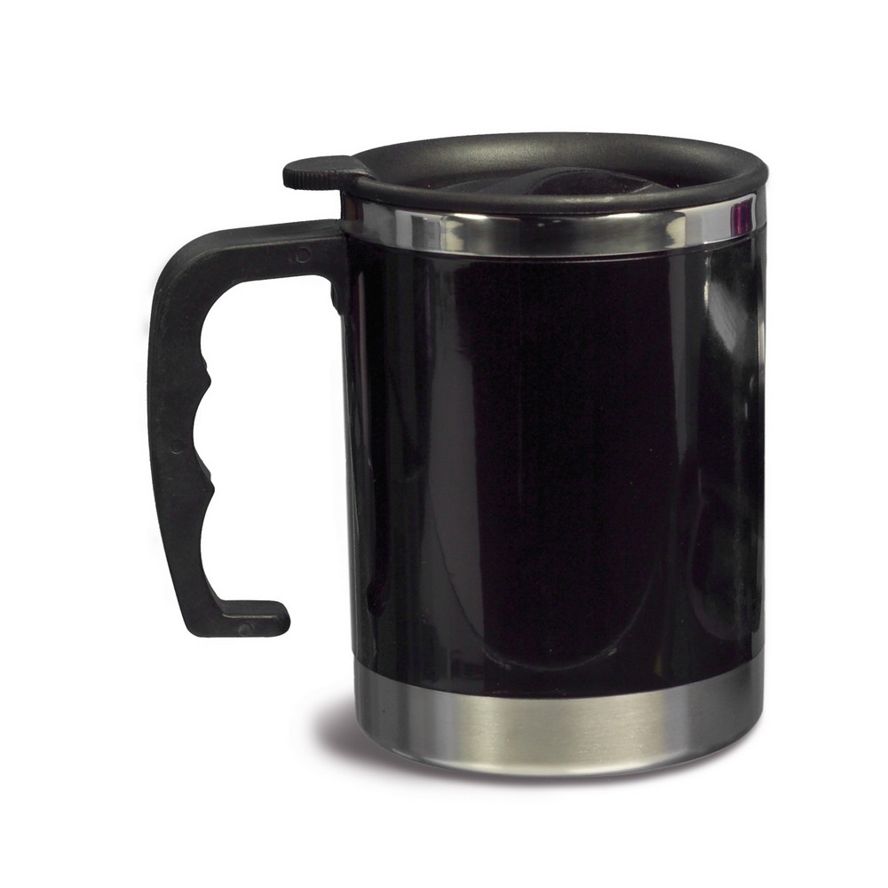 Reisebecher 400 ml in Schwarz, Ansicht 6