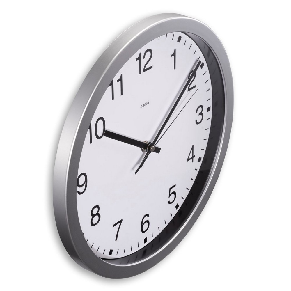 Wanduhr Hama Mallorca in Silber, Ansicht 2