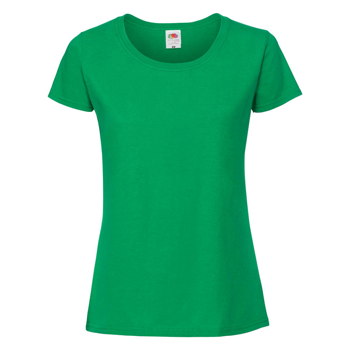 Fruit of the Loom Damen Iconic 195 T-Shirt in Maigrün